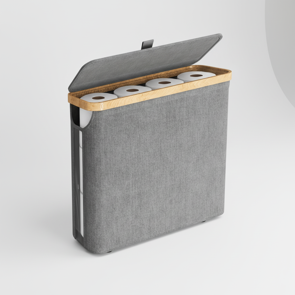 Grootcapaciteit toiletpapierdoos