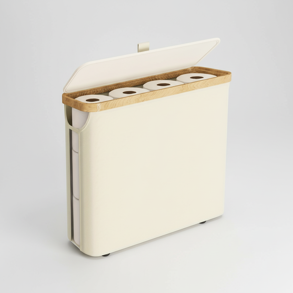 Grootcapaciteit toiletpapierdoos