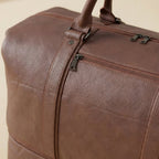 Grote leren weekend tas