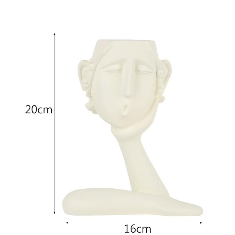 Sculptuurvaas en pennenhouder