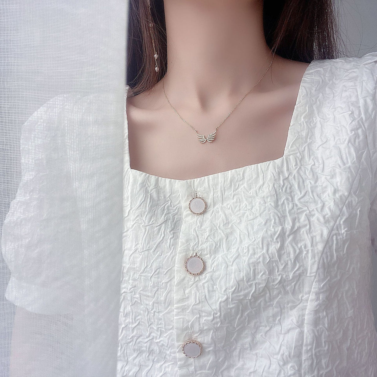Engel ketting Crystal wings