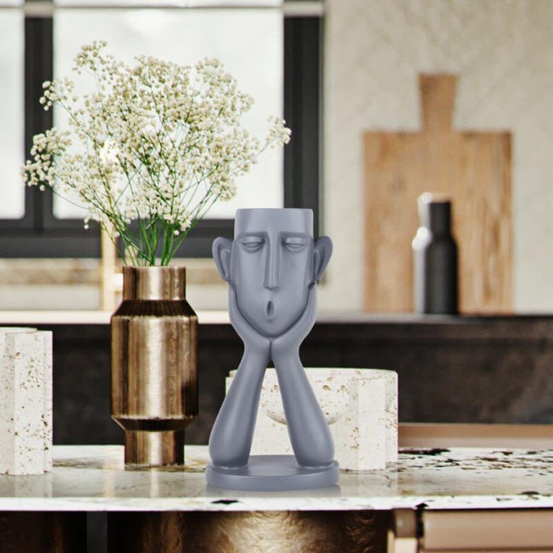 Sculptuurvaas en pennenhouder