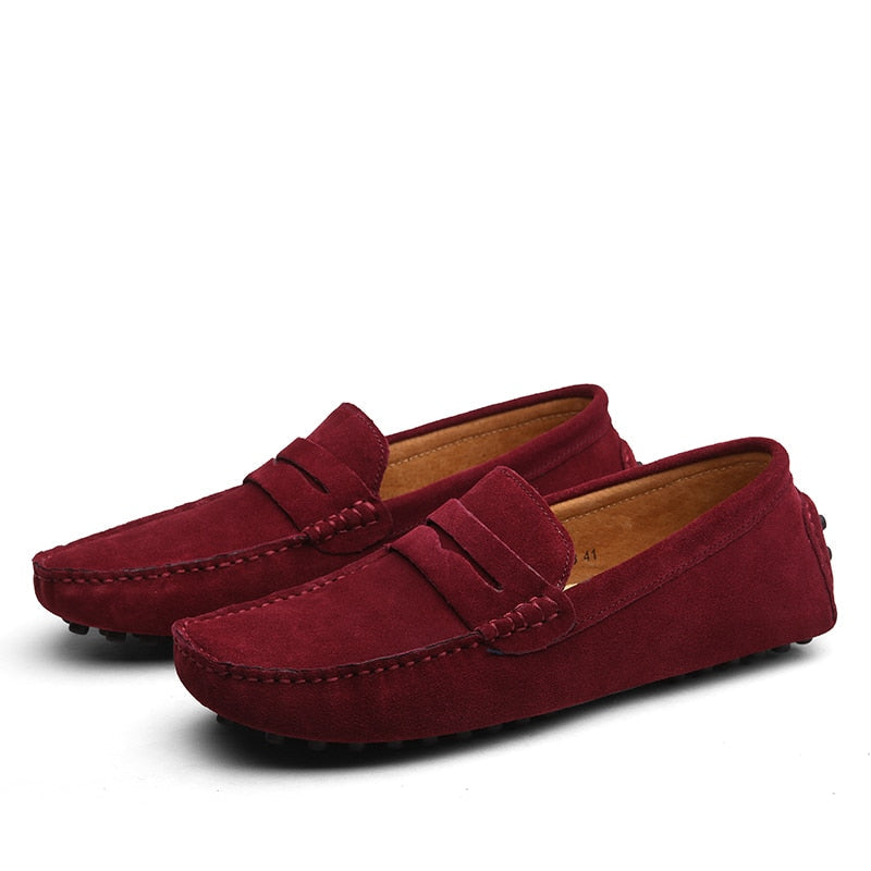 Suède herenloafers voor casual outfits