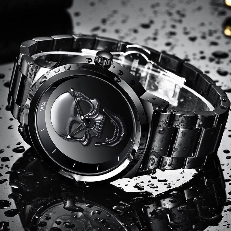 Horloge met schedelmotief LIGE