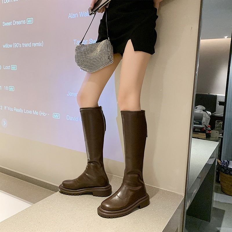 Leren boots voor dames