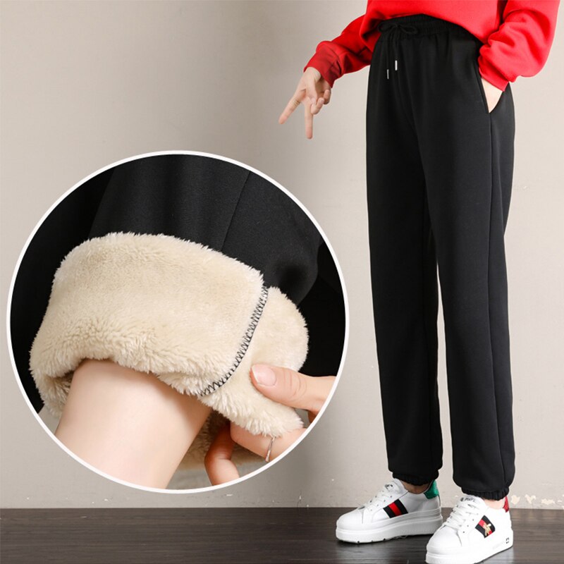 Fleece joggingsbroek