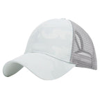 Dames baseballcap met een paardenstaartopening en klittenbandsluiting