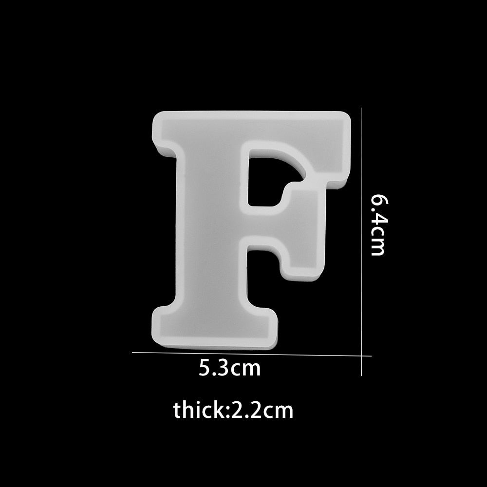 3D siliconen mal om chocoladeletters te gieten – bakplezier — afbeelding 15