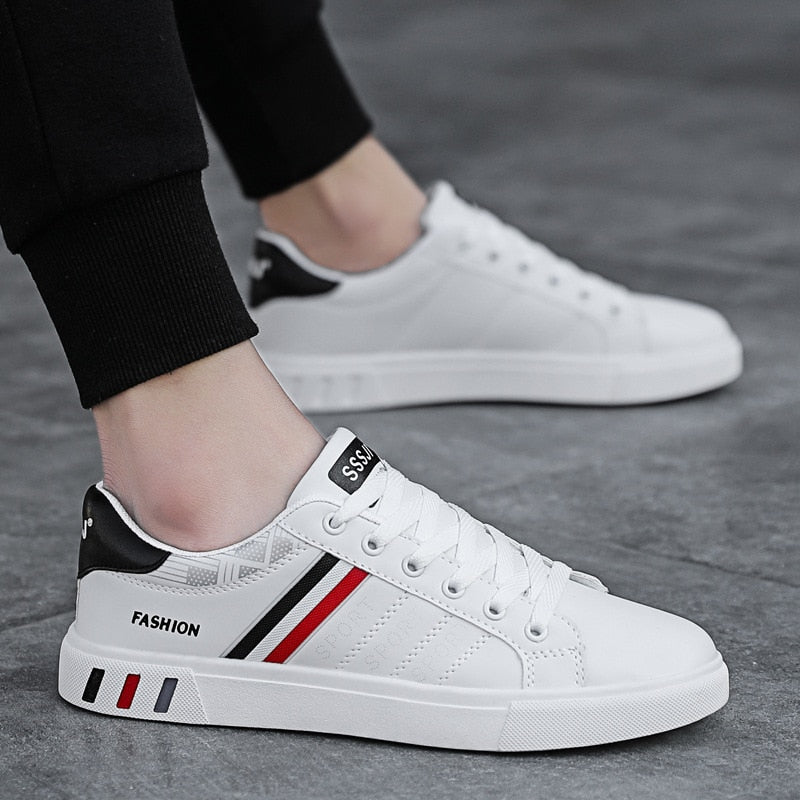 Casual herensneakers met zachte binnenzool