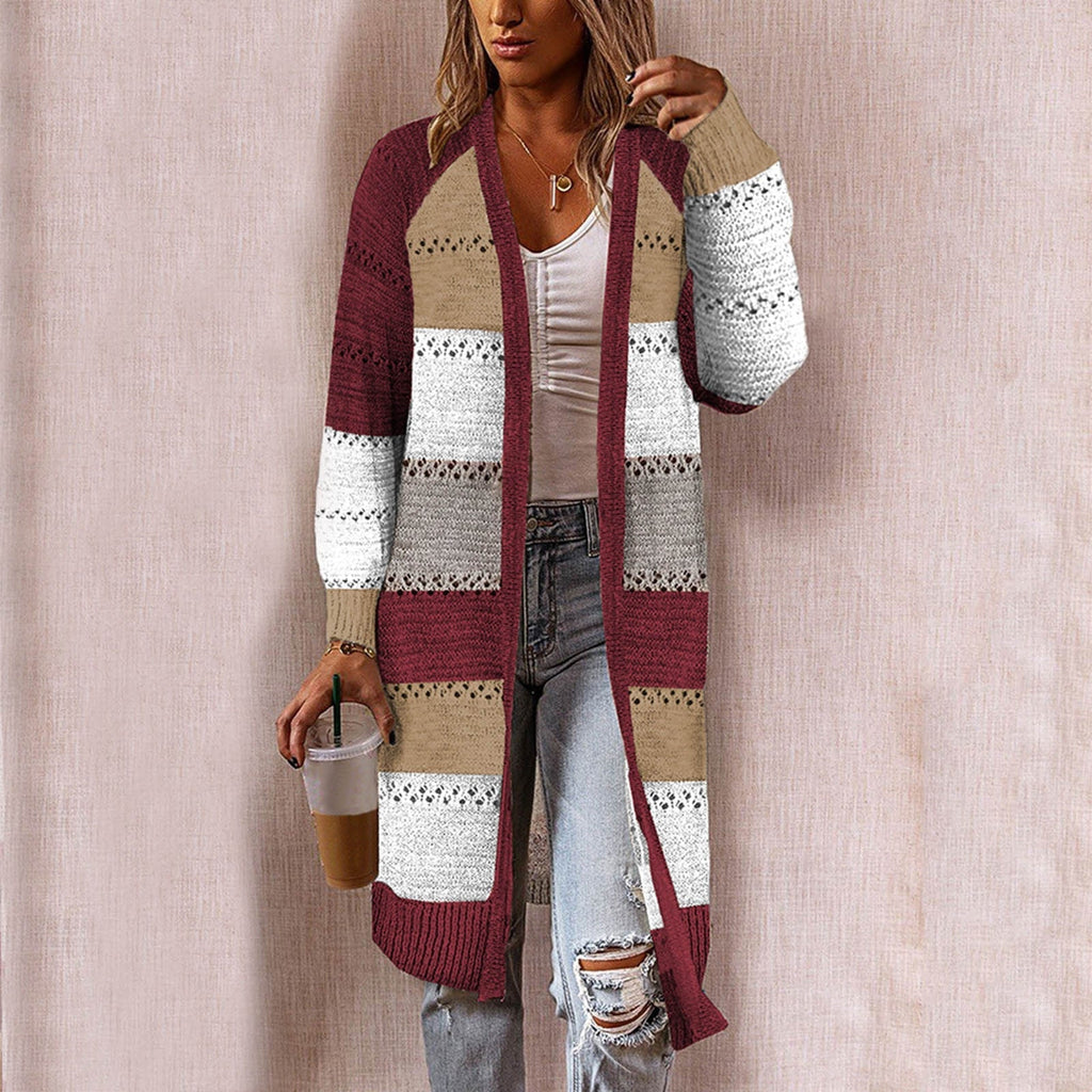 Vest met maattabel