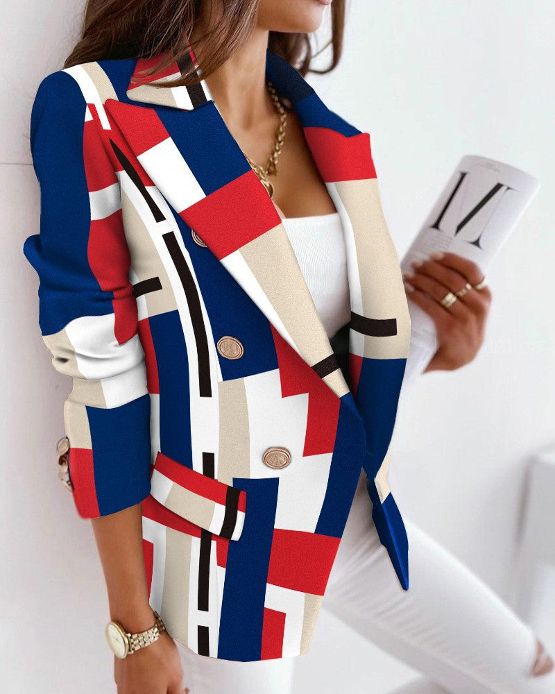 Blazer met slangen print voor dames — afbeelding 6