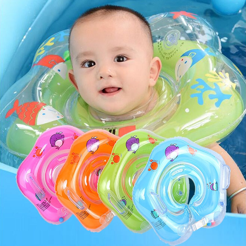 Opblaasbare nekzwemring voor baby's