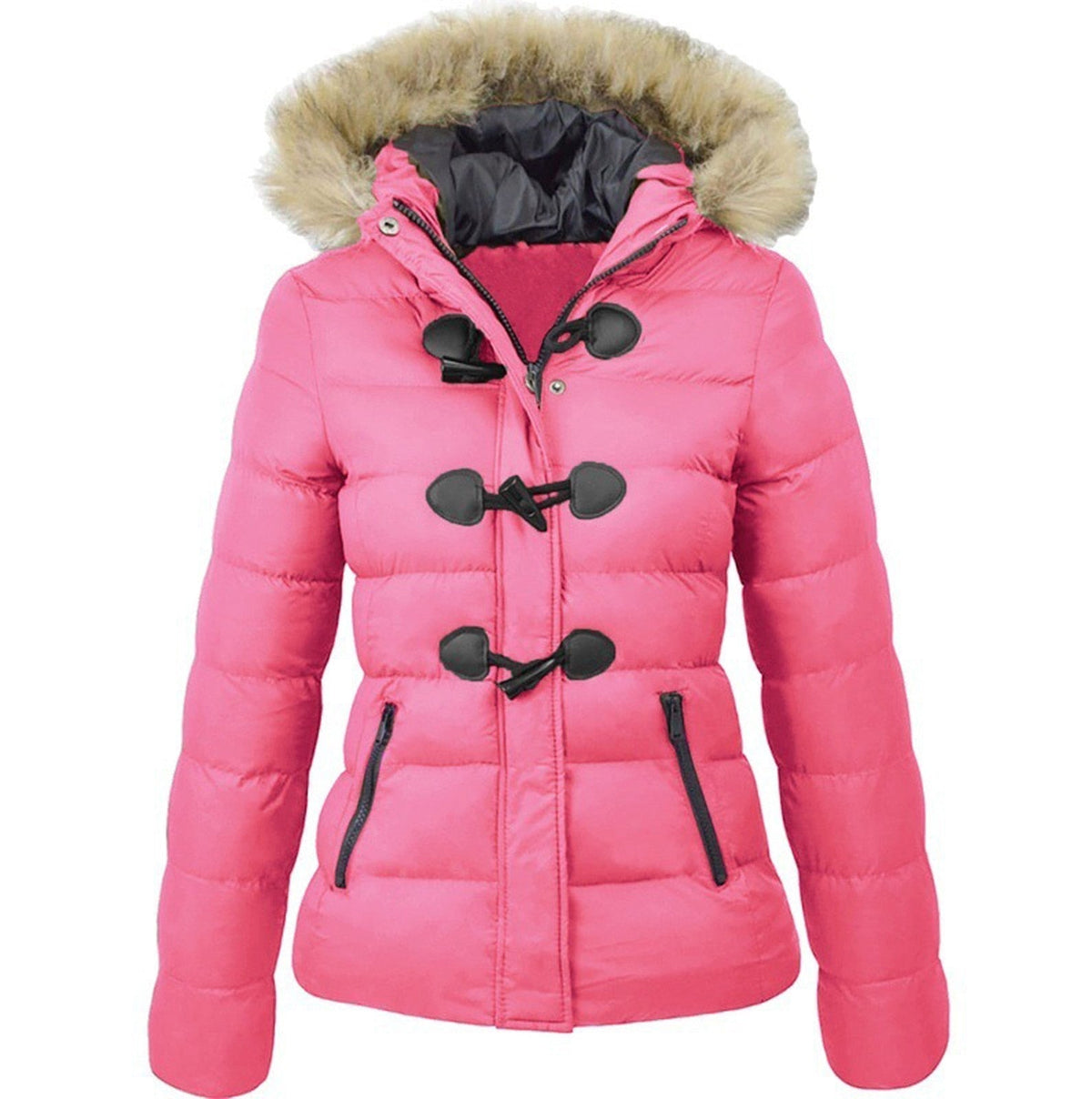 Winterjas met kraag voor dames