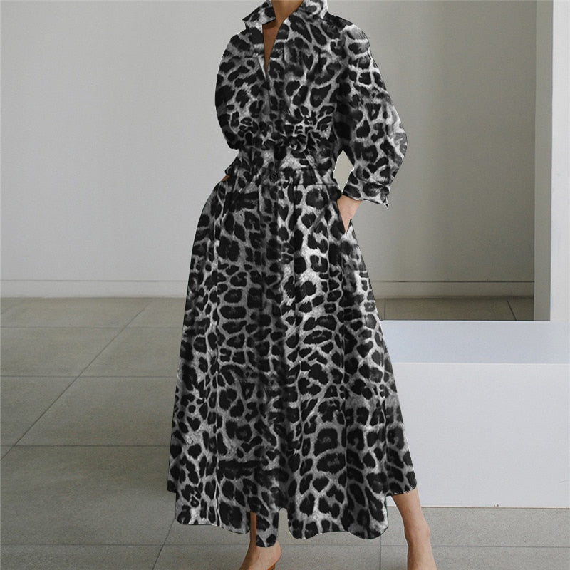 Lange blousejurk Diana