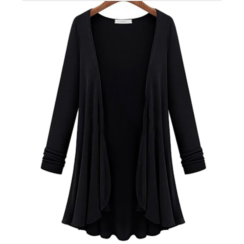 Damesvest met ruches