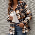 Checkered tussenjas voor de herst – Janou jas
