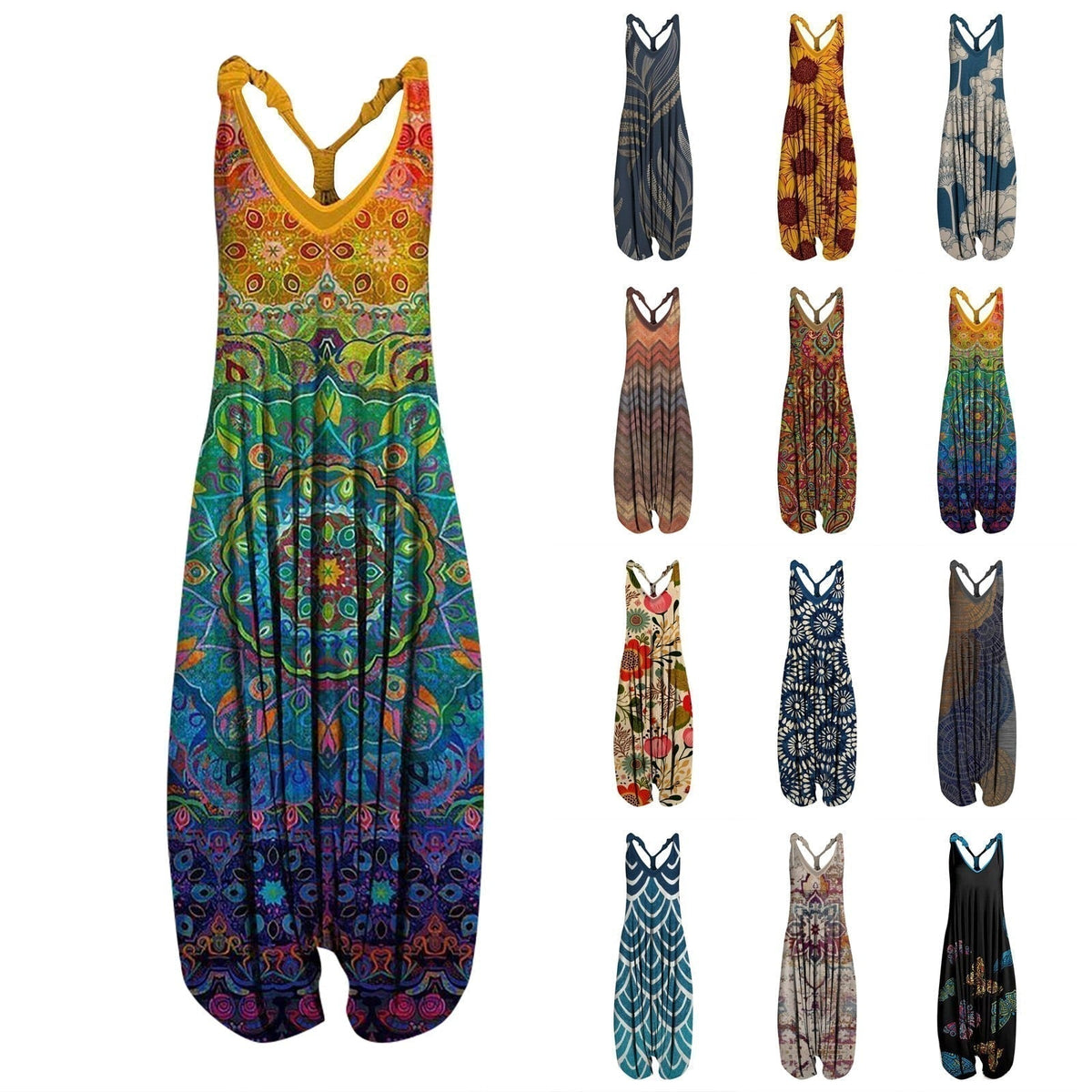Losvallende damesjumpsuit