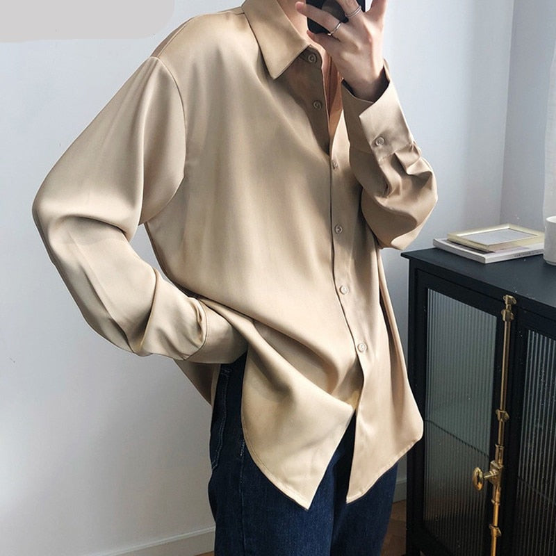 Satijnen blouse voor dames – Liva