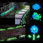Glow in the dark kiezels – materiaal: Fotoluminescent pigment + milieuvriendelijke hars — afbeelding 2