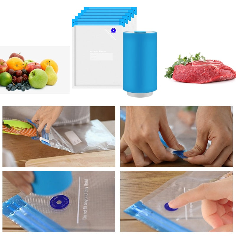 Mini-vacuümpomp voor compressiezakken