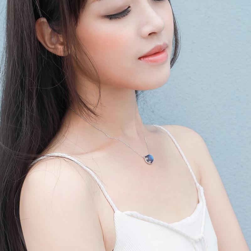 Ketting met noorderlichtmotief