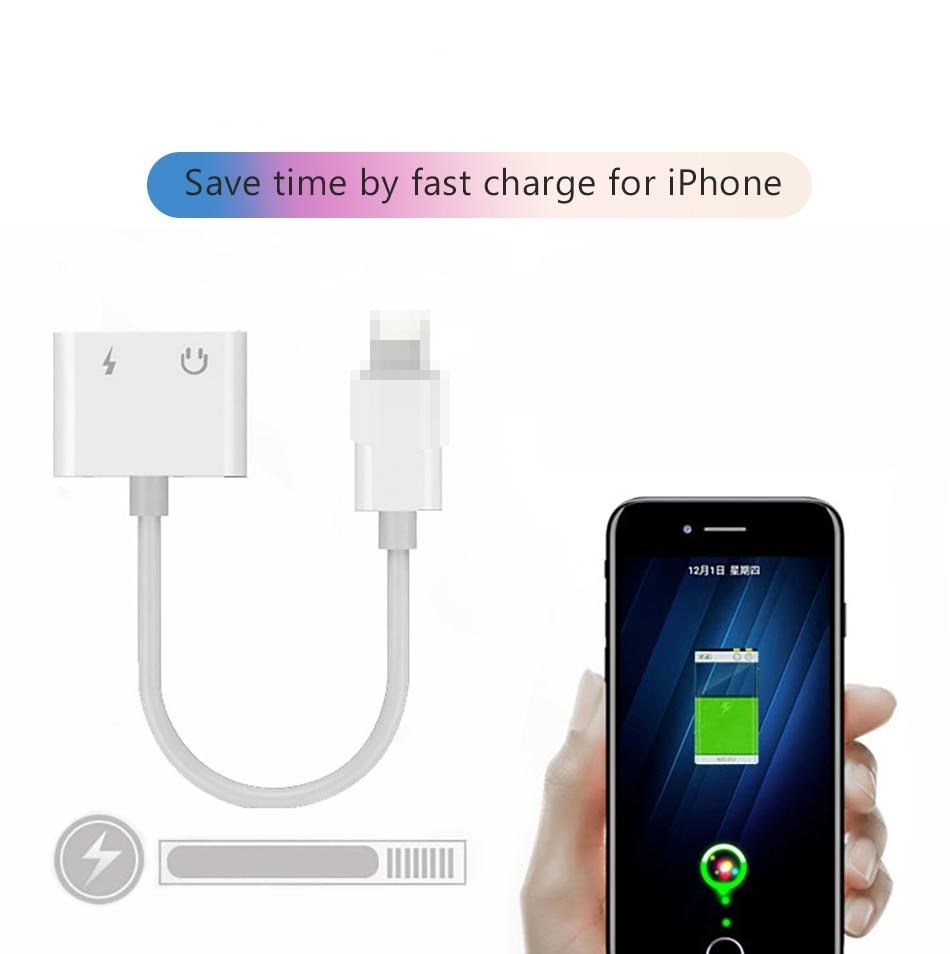 Laad- en audioadapter Lightning Splitter