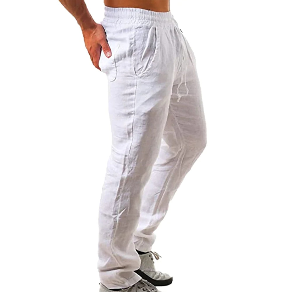 Lukas linnen pantalon voor heren