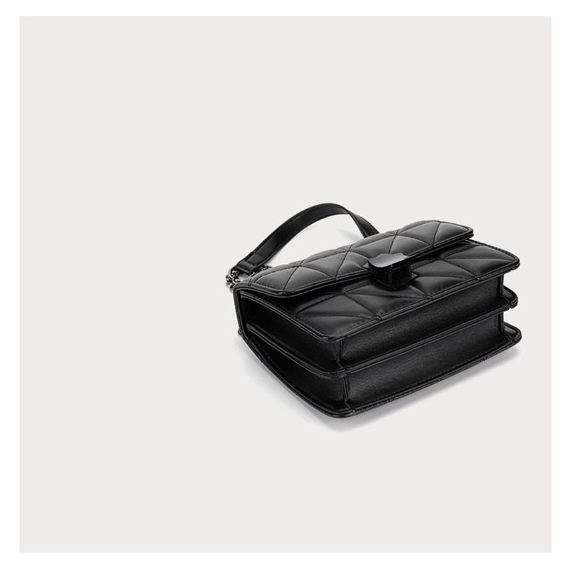 Lilly luxury tas – designer vintage tas met ruitvormig patroon