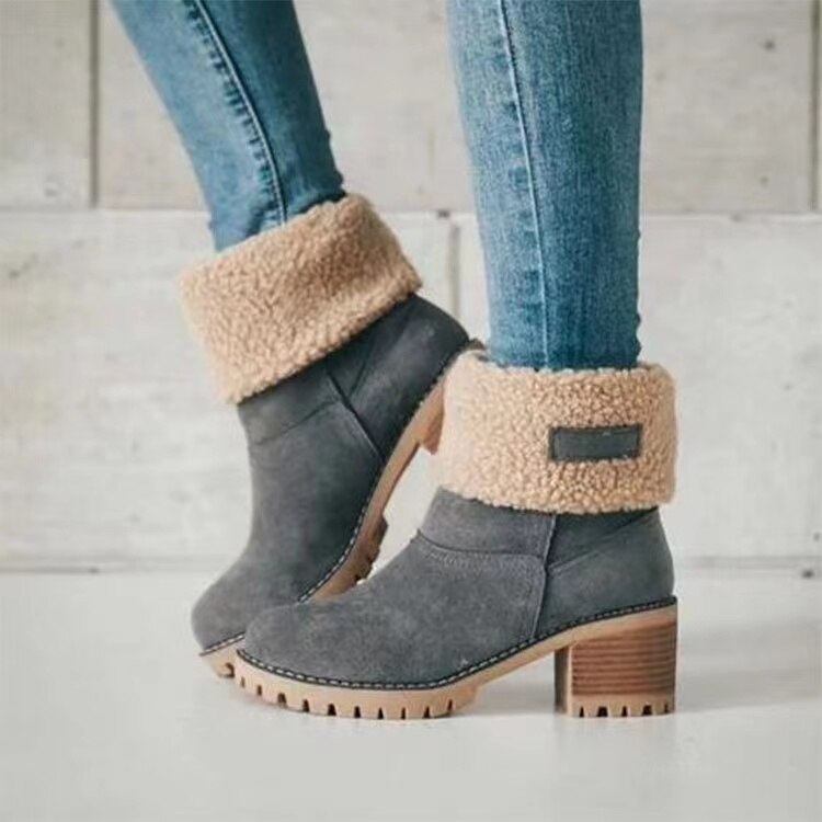Womens fashion – vouwbare zachte laarzen