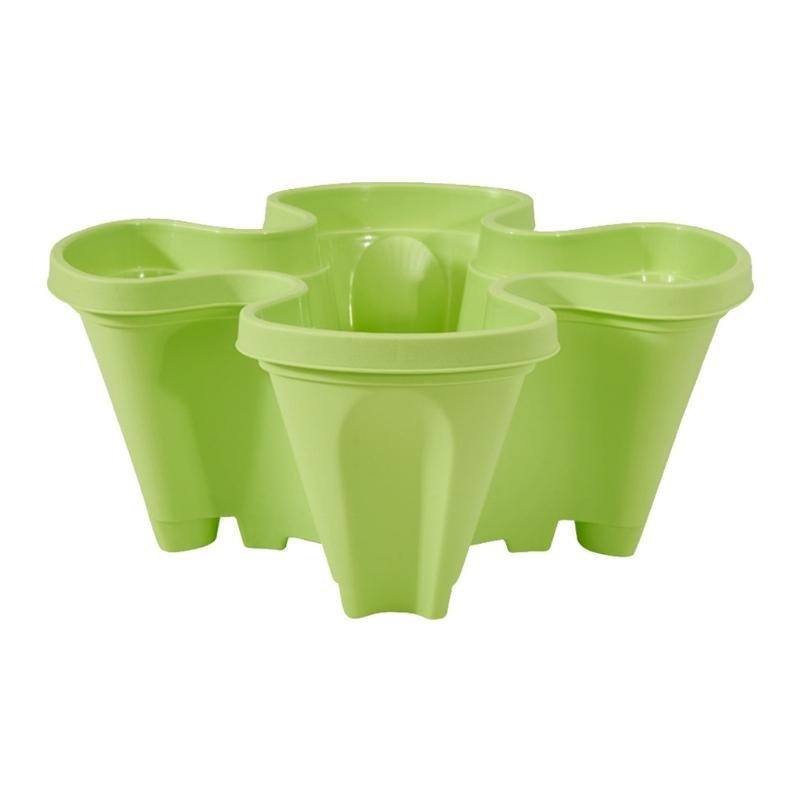 Ruimtebesparende stapelbare plantenpotten