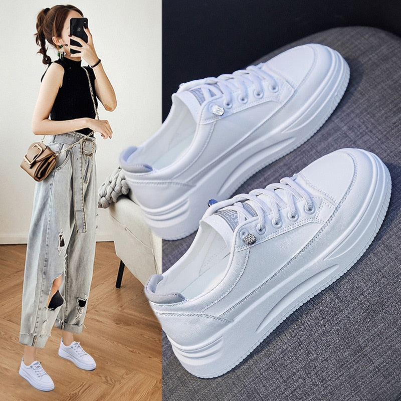 Hippe lage sneakers voor dames