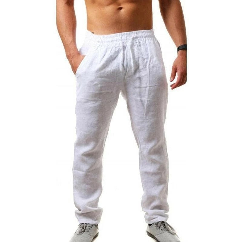 Lukas linnen pantalon voor heren