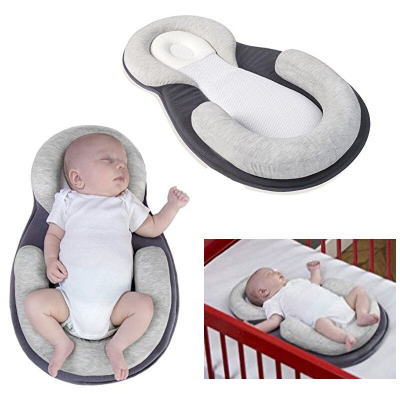 Ergonomisch draagbaar babybedje met hoofdsteun tegen afplatting van het hoofd — afbeelding 6