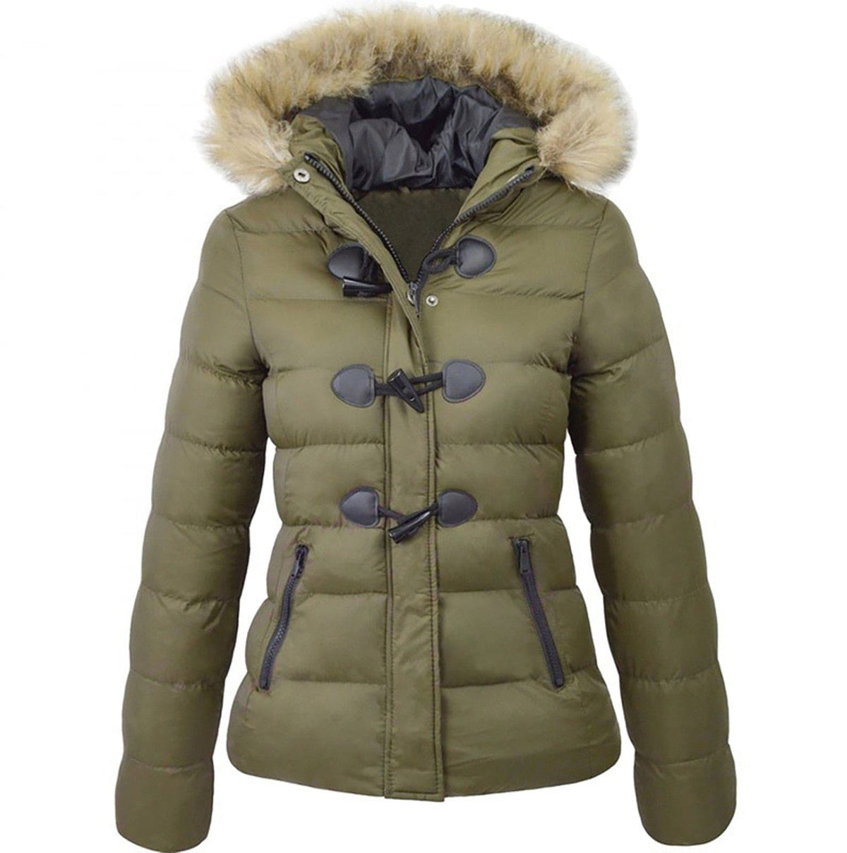 Winterjas met kraag voor dames — afbeelding 7