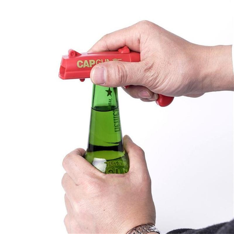 Flessendop schietende flesopener
