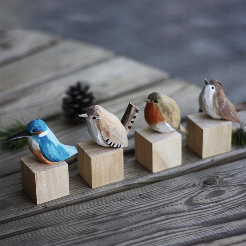 Houten vogels