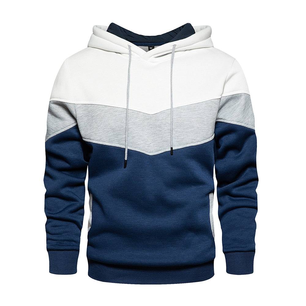 Heren hoodie van katoen-polyester-mix