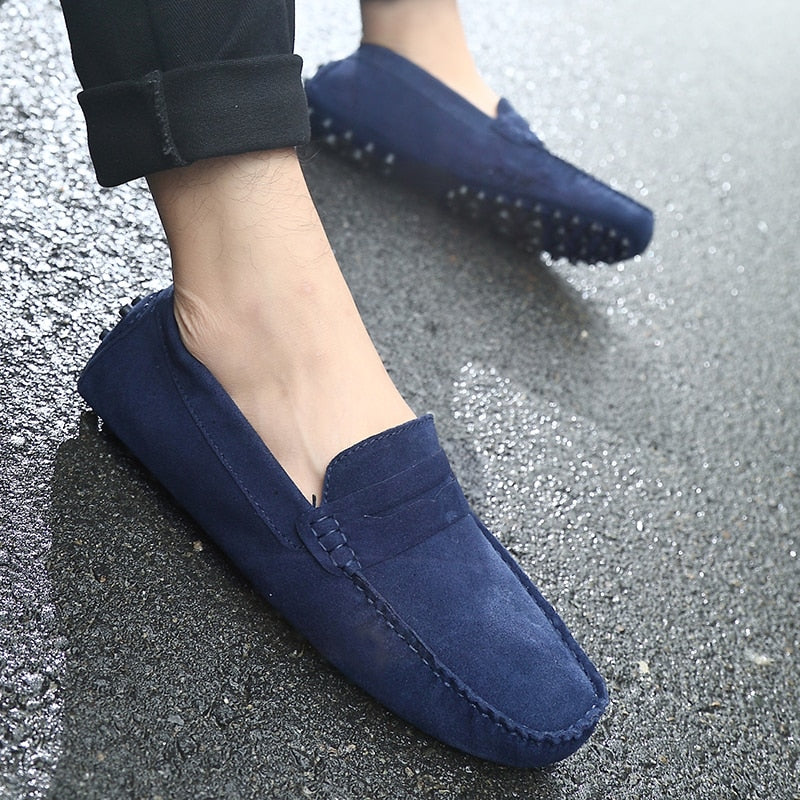 Suède herenloafers voor casual outfits