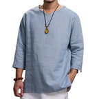 Adrian shirt – mannen linnen T-shirt