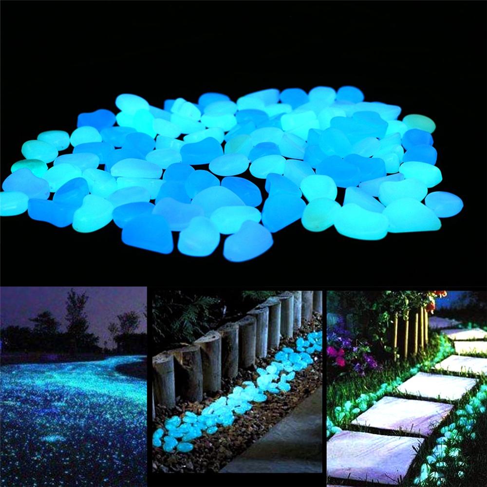 Glow in the dark kiezels – materiaal: Fotoluminescent pigment + milieuvriendelijke hars — afbeelding 1