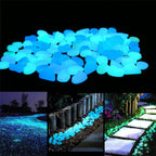 Glow in the dark kiezels – materiaal: Fotoluminescent pigment + milieuvriendelijke hars — afbeelding 1