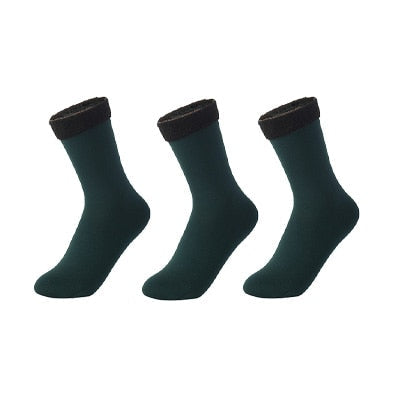 Gevoerde wintersokken, set van 3 paar