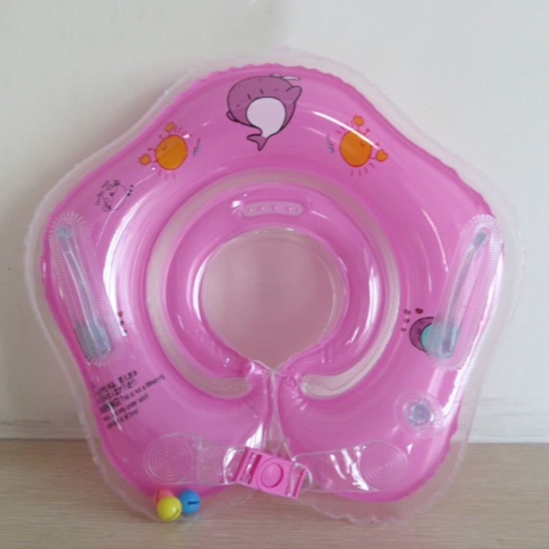 Opblaasbare nekzwemring voor baby's