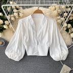 Satijnen blouse voor dames – Noor