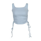 Mimi mouwloze croptop