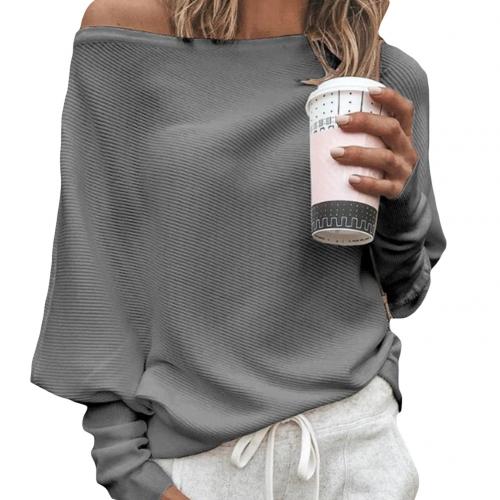 Gebreide off-shoulder damestrui