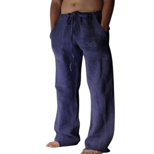Lichte & comfortabele heren zomerbroek van linnen