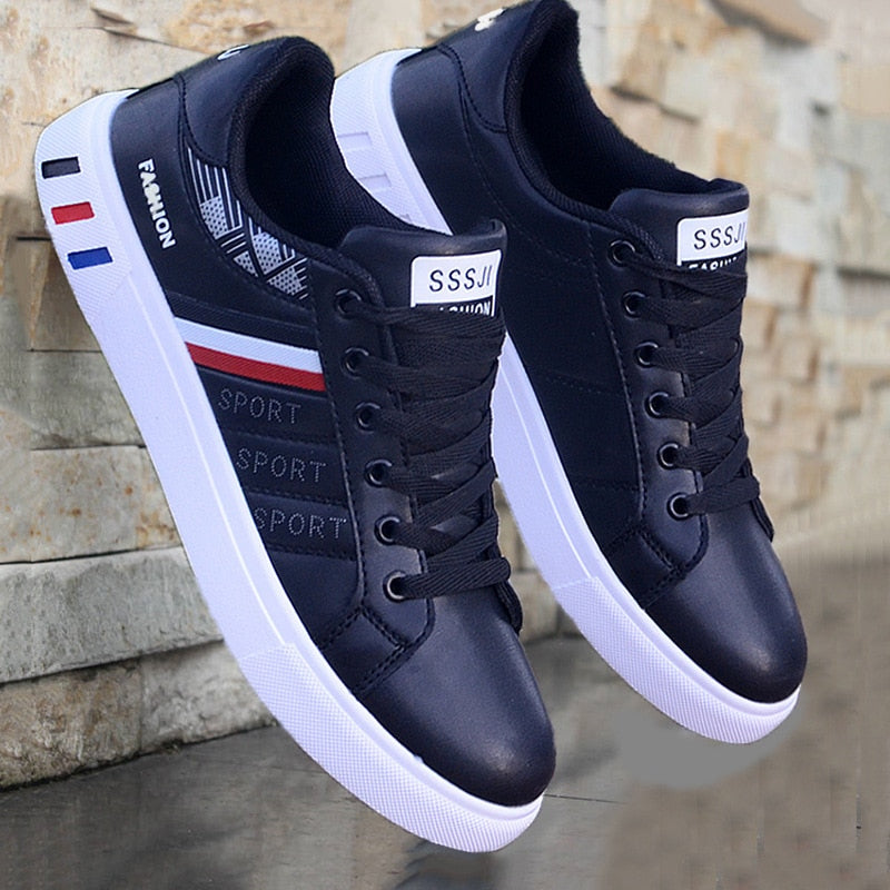 Casual herensneakers met zachte binnenzool
