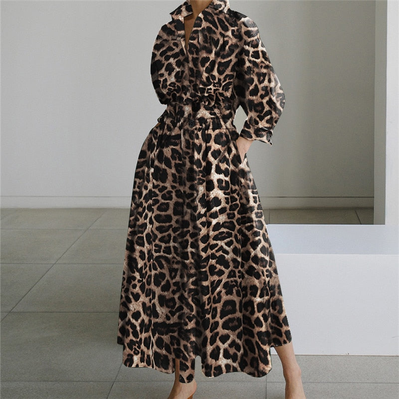 Lange blousejurk Diana