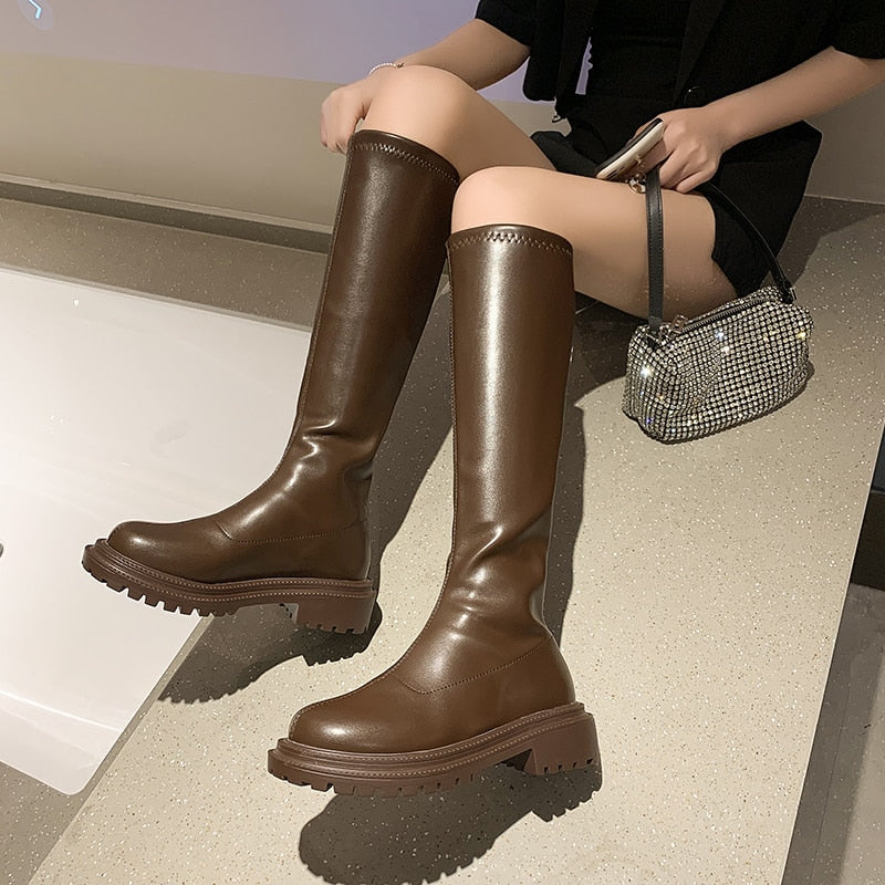 Leren boots voor dames